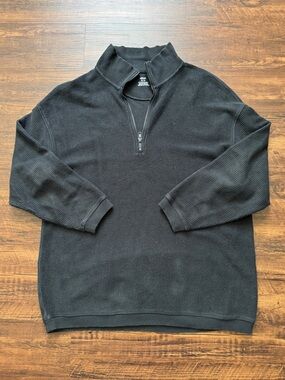 aerie Oversized Quarter Zip | 100% Cotton